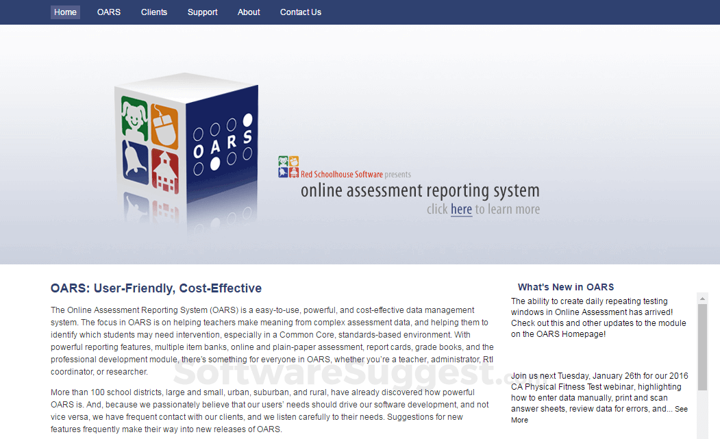OARS-Online Assessment Reporting System Screenshot1